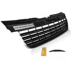 Sportgrill / Kühlergrill passend für VW T5 03-09 Hochglanz schwarz