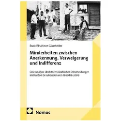 Minderheiten zwischen Anerkennung, Verweigerung und Indifferenz, Fachbücher von Rudolf Haltiner-Glasstetter