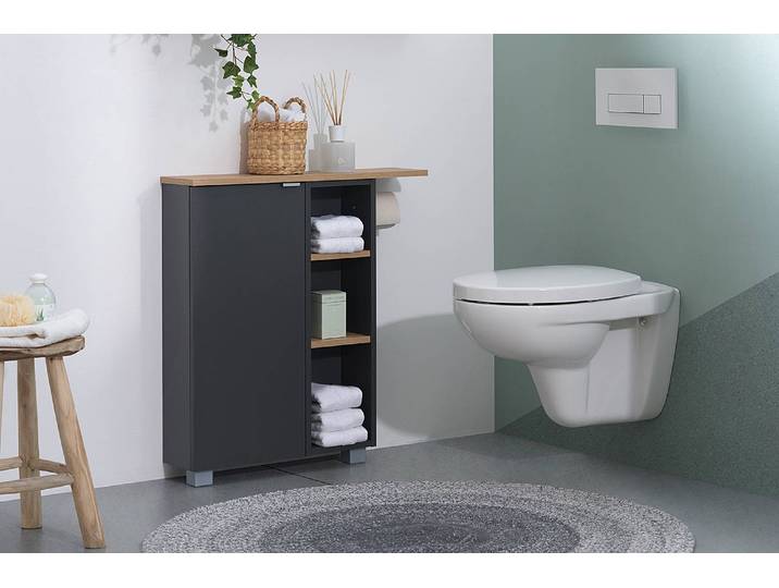 Armoire basse Palium 71 x 77 x 17cm Gris