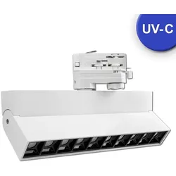 ISOLED 3-Phasen Schienenstrahler UV-C 270nm, 10W, 50°, drehbar und schwenkbar, Weiß matt ISO-114668