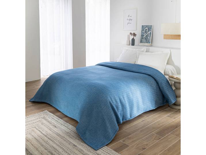 Couverture mélange laine et acrylique Courtelle® 450 g/m² - Blancheporte