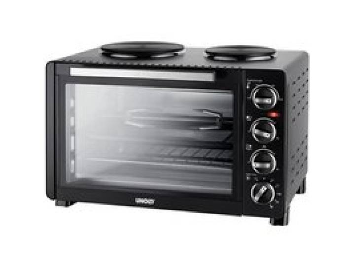 Mini-four électrique - Unold - 68885 - 30 Litres - Cuisson barbecue four rotatif - Noir