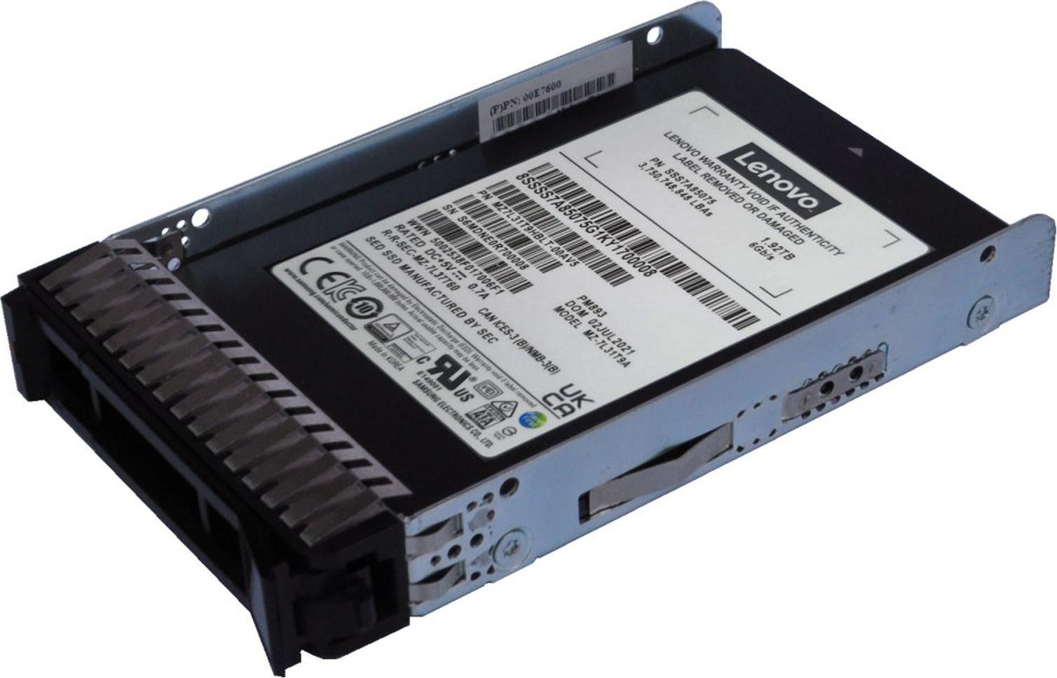 Lenovo SSD 960 GB 2,5 inch SATA 6Gb/s Hot-swap