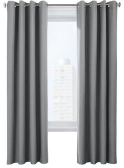 ThermaLogic ThermaPlus Ventura Total Blackout Foamback Grommet Curtain Panel Pair
