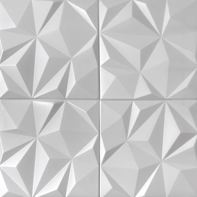 WallSupply 19.69 in. x 19.69 in. x 0.31 in. Wall!Supply UltraLight XPS Geo Lite Wall Panels, 12-Pack