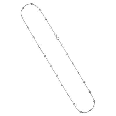 Silberkette JOBO, silber (silber 925), Halsketten, Damen, Silber 925 (Sterlingsilber), L: 45, Silberkette, 925 Silber 45 cm