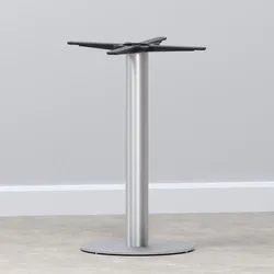 BIG Möbel GmbH Edelstahl Tischgestell | Premium | Runde Bodenplatte ø 40 cm