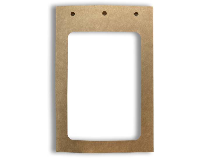 Avery Pochettes cartonnées porte badge grand format XL A6 105 x 148 mm + Etiquettes badges incluse - Lot de 50 pochettes