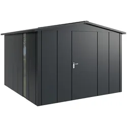 Hörmann Metall-Gerätehaus "Juno" mit Satteldach, JSD14 - Design, 310 x 310 cm (B x T),anthrazit,