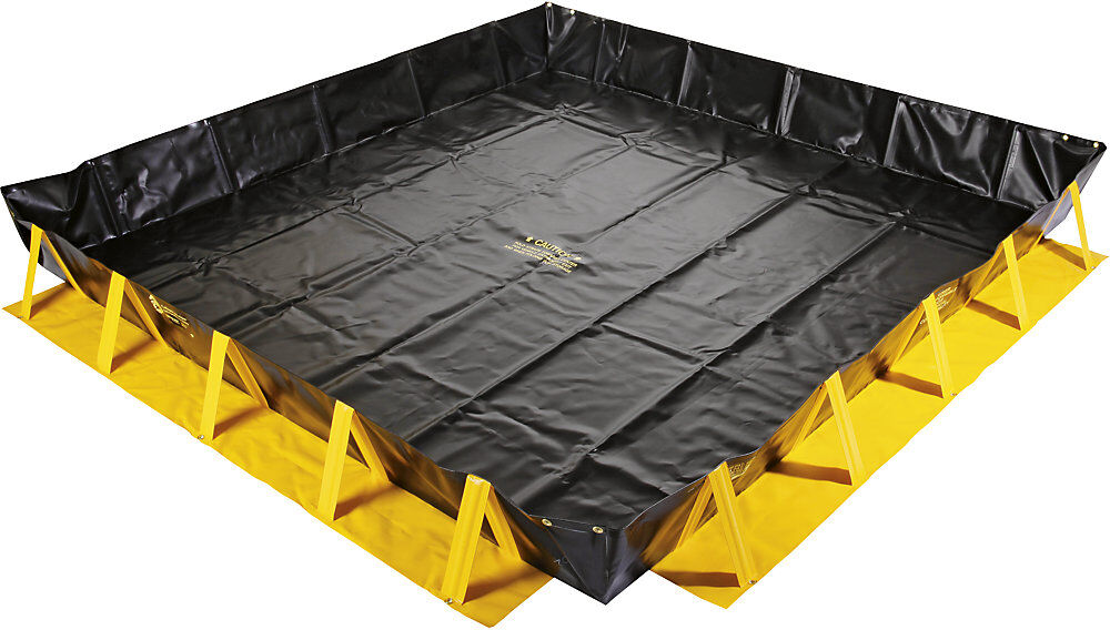 Collapse-A-Tainer® Notfall-Faltwanne, Geomembran aus Copolymer, Auffangvolumen 2831 l PIG