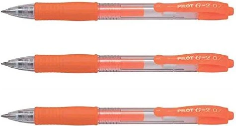 PILOT G2 Gelschreiber neonorange 0,4 mm, Schreibfarbe: orange, 1 St.