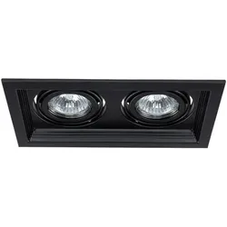 ARTE LAMP Deckenlampe Spotlight – LED Deckenleuchte für private oder gewerbliche Nutzung – Deckenstrahler mit Lampenfassungen aus schwarzem Alumi