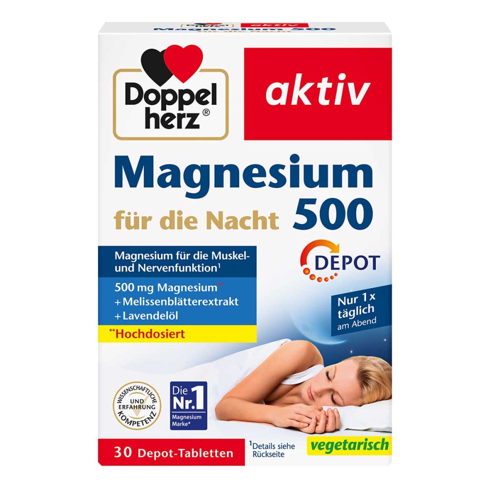 Queisser Pharma GmbH & Co. KG Doppelherz Magnesium 500 für die Nacht Tabletten 17510627