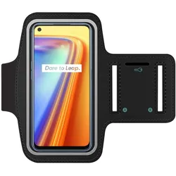 SmartFitness Realme 7 Handy Sport Armband, Smartphone Sportarmband, Schwarz