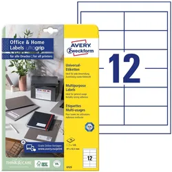 Avery, Etiketten, Universal-Etiketten