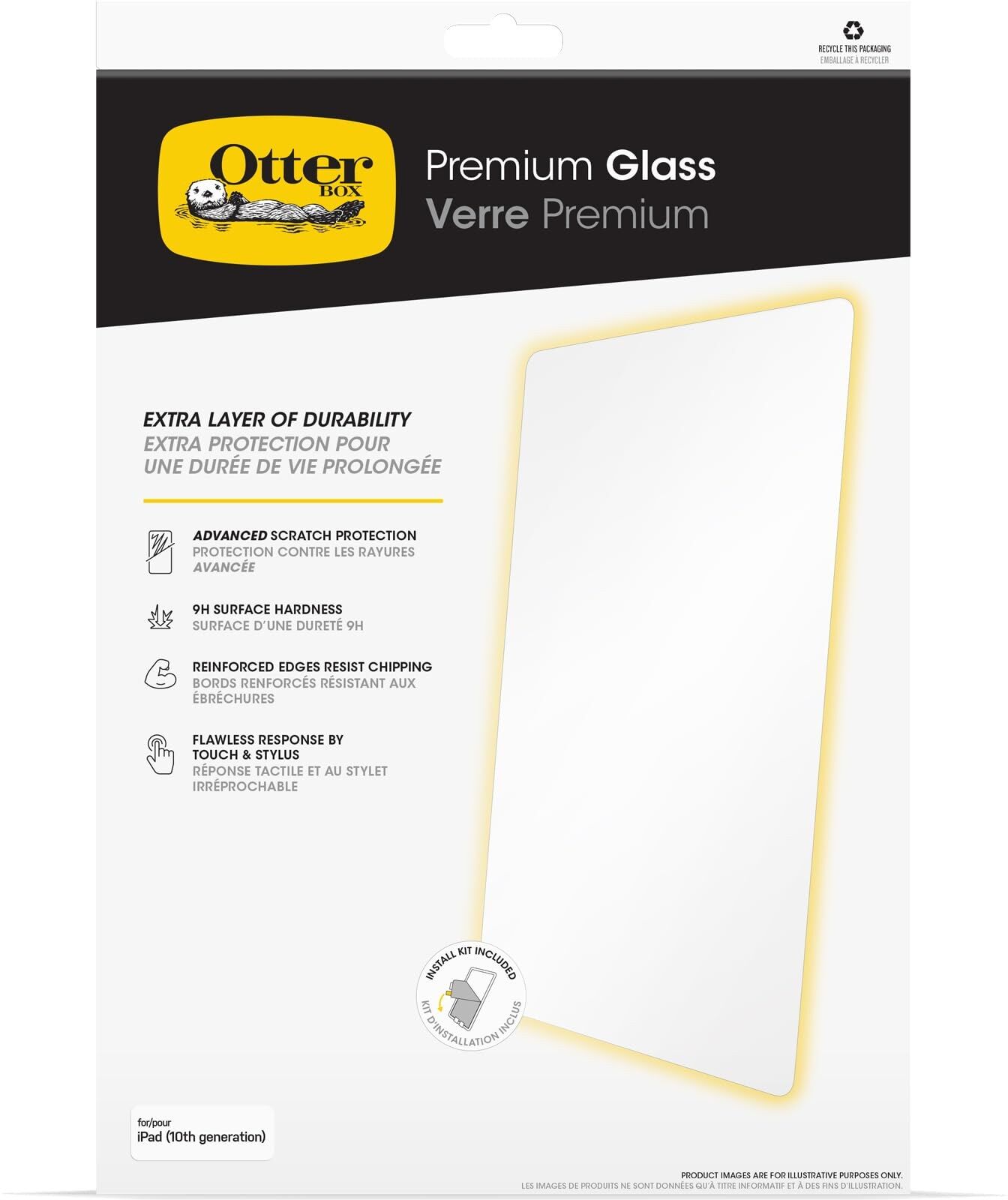 OtterBox Premium Glass Screen Protector for iPad (A16) 11th/10th Generation