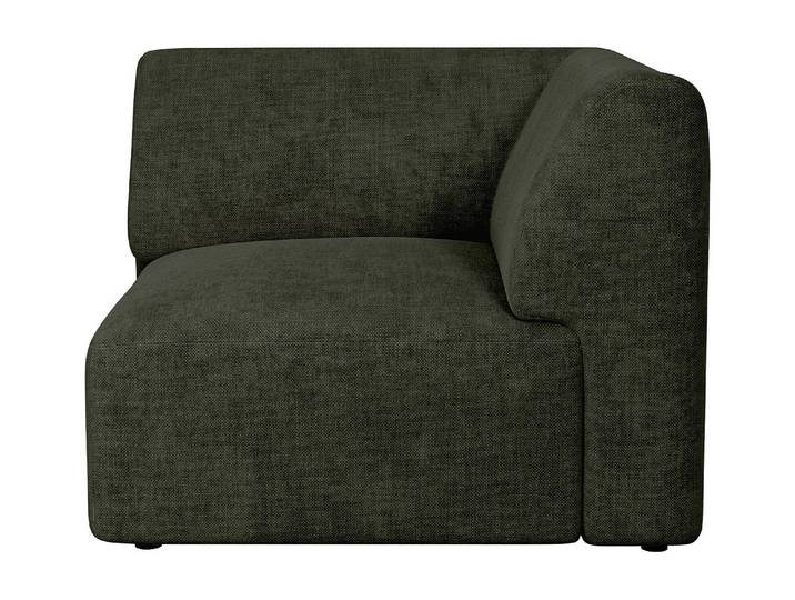 Modul Ecksessel aus Stoff - Grün - POGNI von Maison Céphy