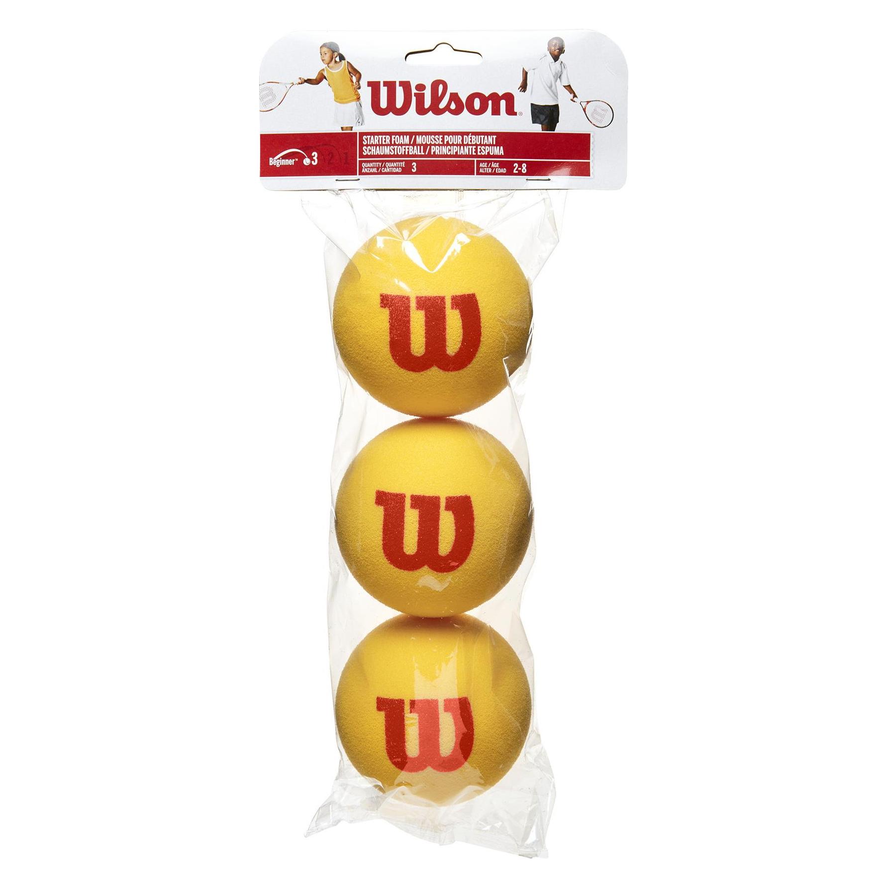 Wilson Starter Schaumbälle 3er Pack (WRZ258900)