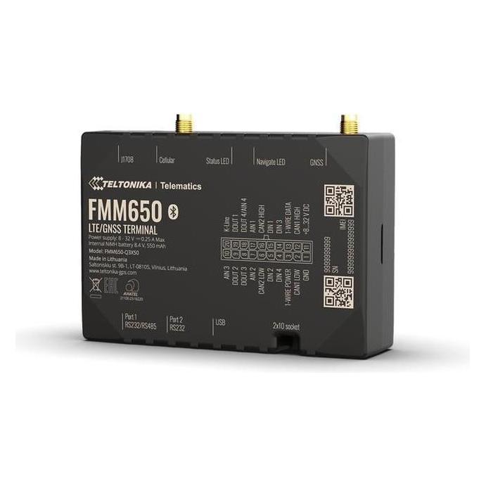 Teltonika 4G LTE Cat M1 Tracker mit Backup-Akku & externer Antenne (422890)