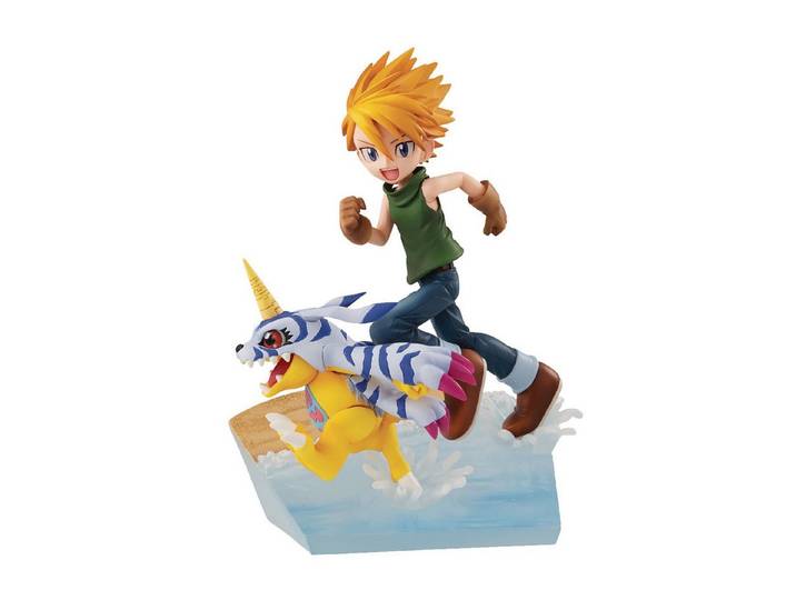 MegaHouse Sammelfigur Digimon Adventure G.E.M. Serie Yamato Ishida & Gabumon 2022 Version 12