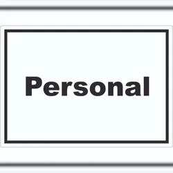 HB-Druck Personal Aufkleber mit Text waagerecht A9 (37x52mm)