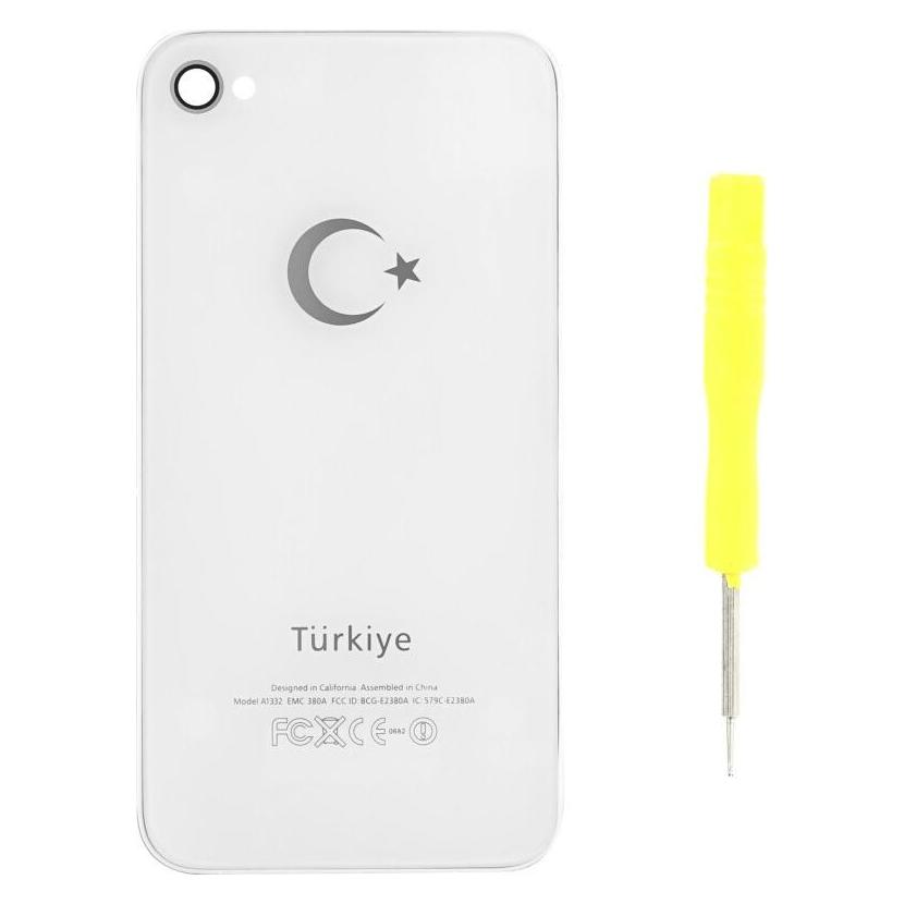 OEM Battery cover for iPhone 4s (Türkiye) white (Apple iPhone 4s) (25441145)