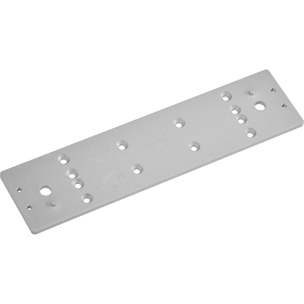 DORMAKABA Montageplatte DORMA für Obentürschließer TS 91, Aluminium 41000201