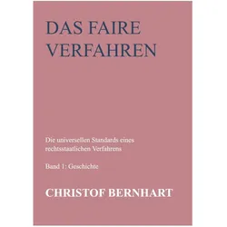 Das faire Verfahren, Fachbücher von Christof Bernhart