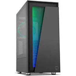 Nox Hummer Blaster Midi Tower (ATX, mATX, Micro-ITX), PC Gehäuse, Schwarz
