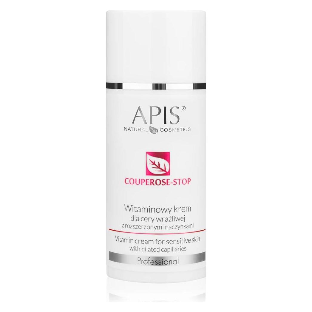 Apis Natural Cosmetics Apis - Couperose-Stop Vitamin Cream vitamin cream for sensitive skin with dilated capillaries 100ml (100 ml, 24h Creme) (5901810000103)