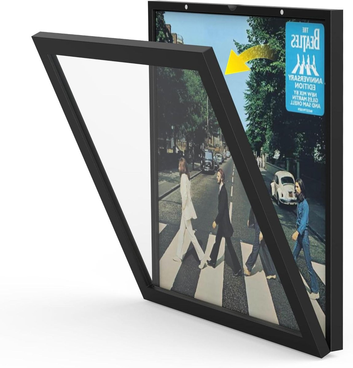 TJ.MOREE Platenlijst voor albumcovers en gatefold-albums, zwart, 1 stuk