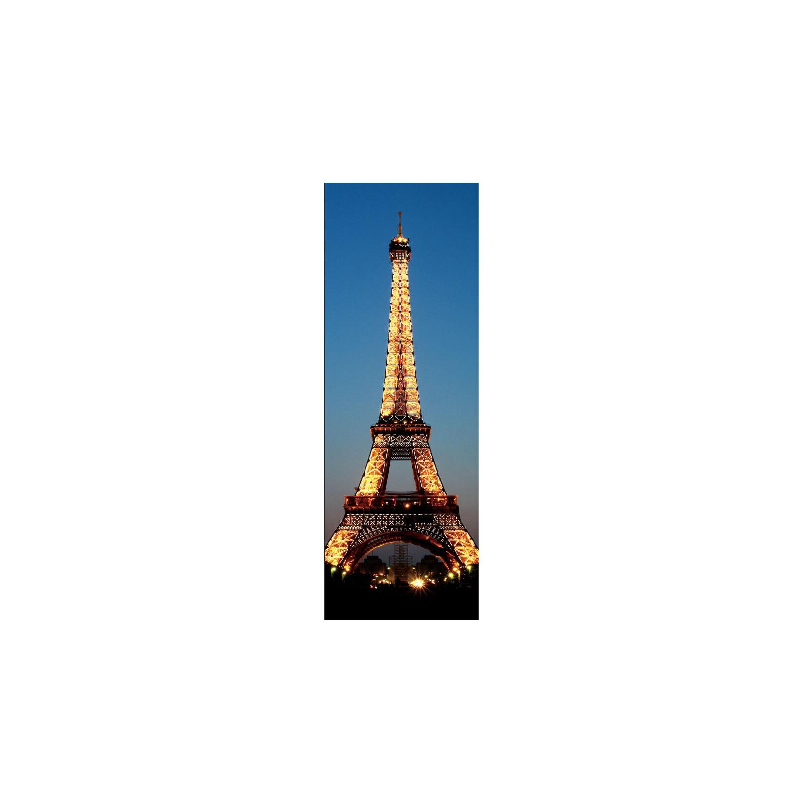LED-Bild, Leinwandbild Wandbild Leuchtbild, Timer MVG-zertifiziert ~ 100x35cm Eiffelturm