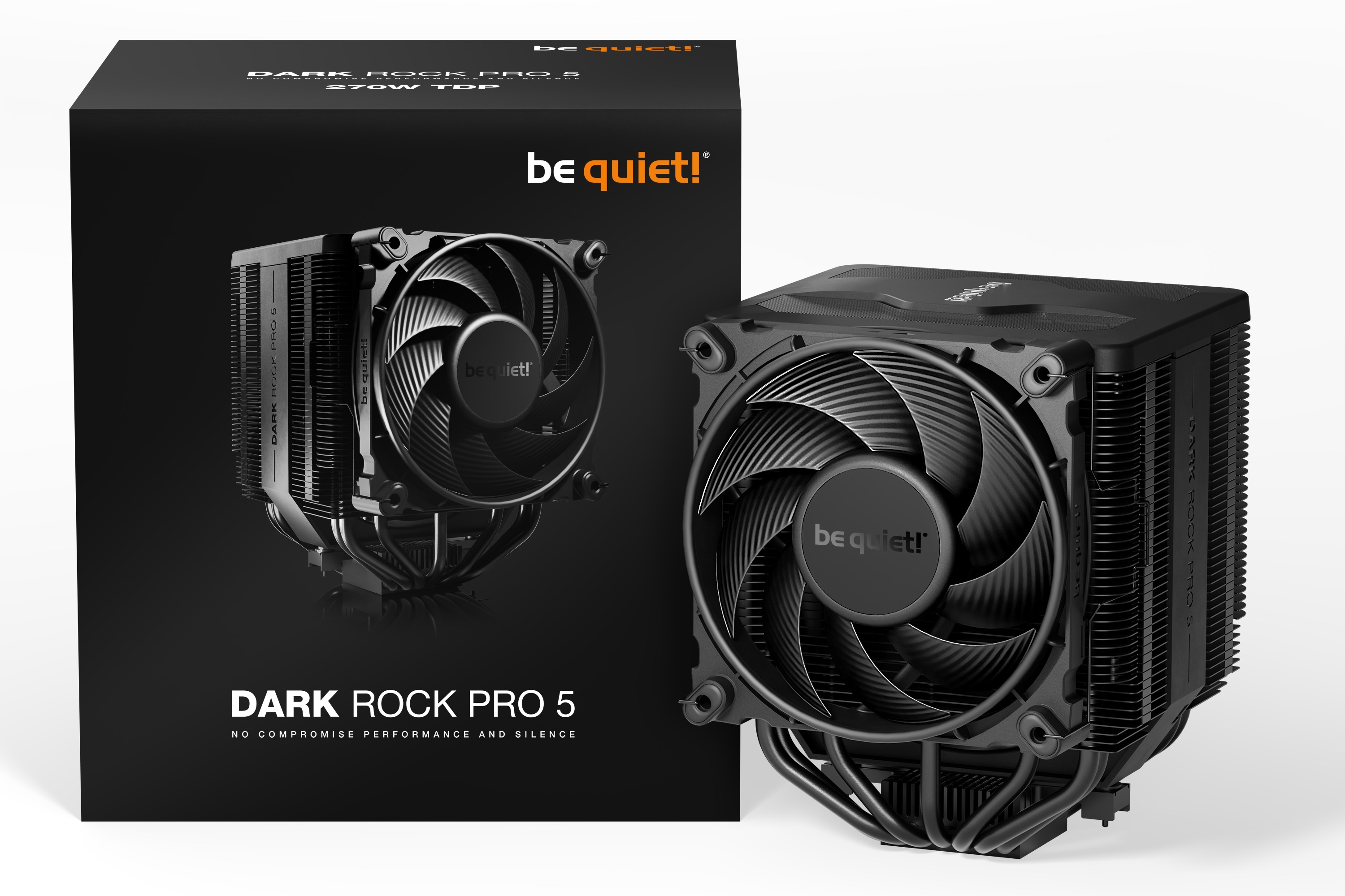 be quiet! Dark Rock Pro 5 CPU Kühler für Intel und AMD Prozessoren