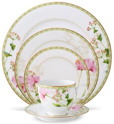 Noritake Poppy Place 5-Piece Place Setting, Service for 1