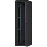 Netzwerkschrank Unique Serie - 600x600 mm (BxT), IT-Schrank schwarz, 42 Höheneinheiten