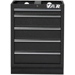 VAR Schubladenschrank MO-52604 680 x 458 x 910 mm Black Edition