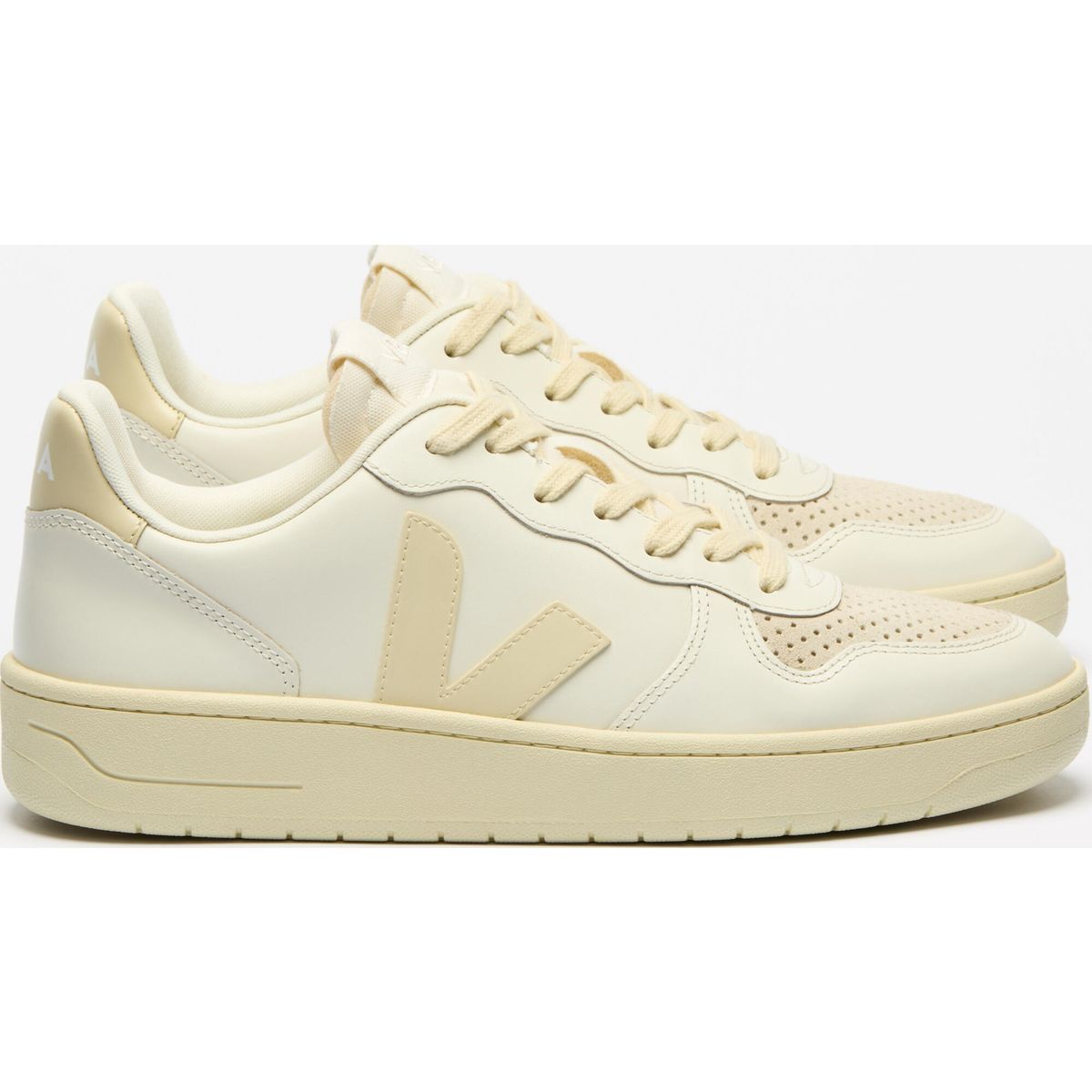 Veja V-10 Leather pure calcaire 41 VI0220498B410