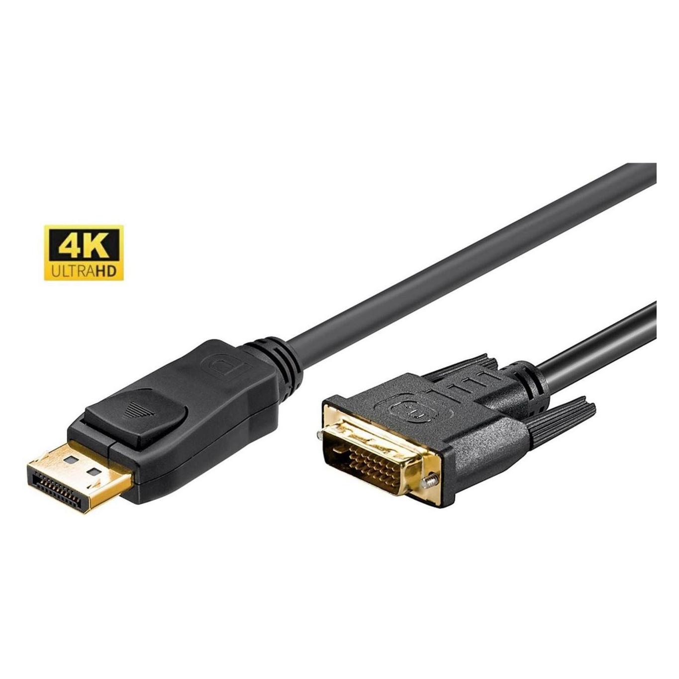 MicroConnect DisplayPort-Kabel (1 m) (DP-DVI-MM-100)