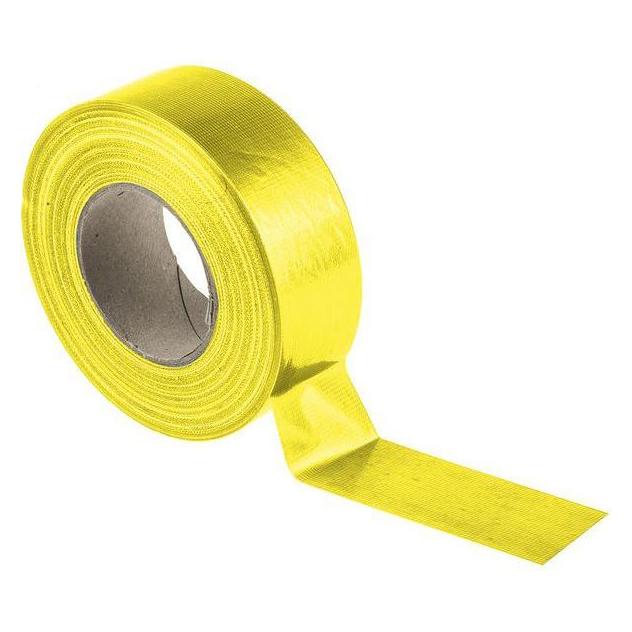 RS PRO Cloth tape yellow 50mm x 50m (50 mm) (1467415)