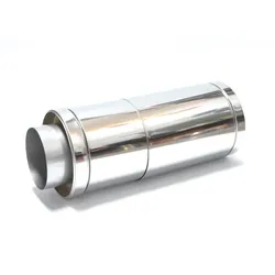 ASTEC Schiebeelement 350 - 530 mm Doppelwandig DN113-300 Abgas Schornstein Sanierung