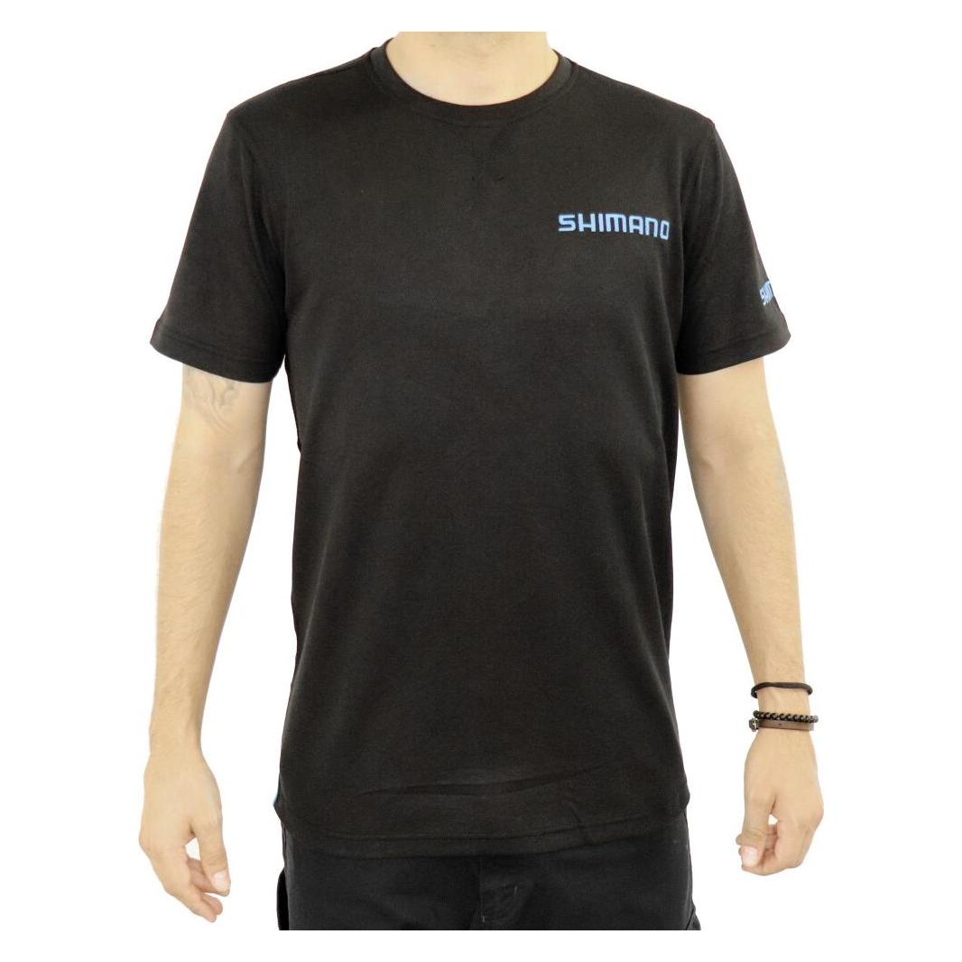 Shimano WORKSHOP T-SHIRT BLACK, S 50% PES/50% COTTON (S) (39180763)