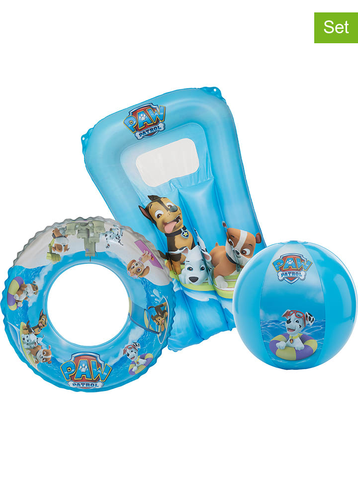 Paw Patrol 3tlg. Strandset in Blau - ab 3 Jahren - onesize