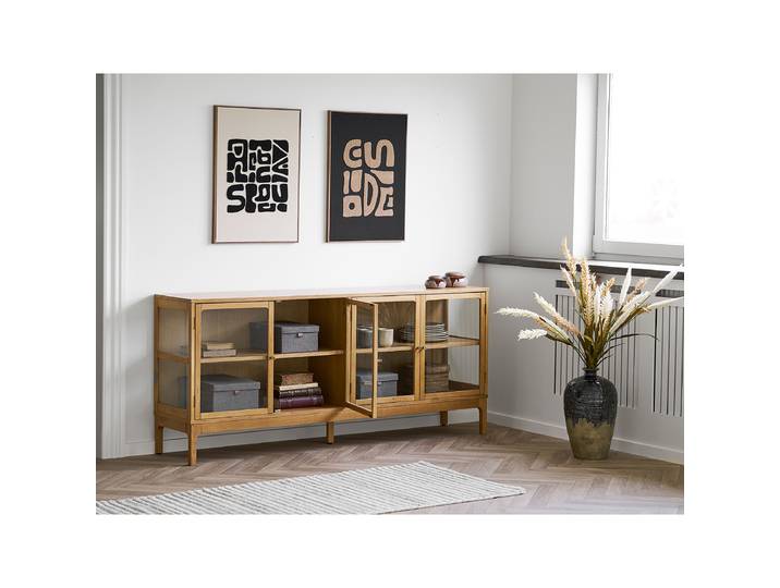Sideboard Simnas 40 x 80 x 180cm Braun