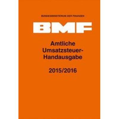 Amtliche Umsatzsteuer-Handausgabe 2015/2016, Gebundene Ausgabe von , Schmidt, Erich, 978-3-503-16539-1