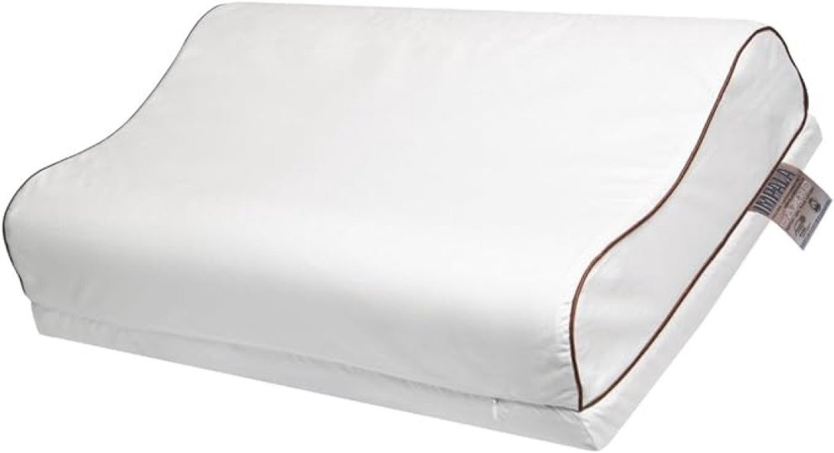 Aanpasbaar contour hoofdkussen van natuurlijk latex - Medium stevigheid - Ergonomische neksteun voor volwassenen