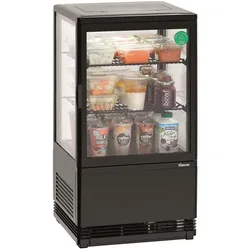 Bartscher Mini-Kühlvitrine 58L-SW