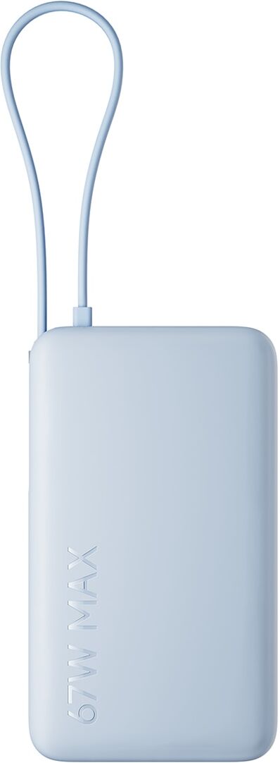 Xiaomi Power Bank 10000, 67W con cable integrado, azul. Azul