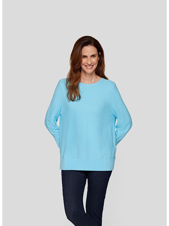 Rabe Pullover in Hellblau - 40