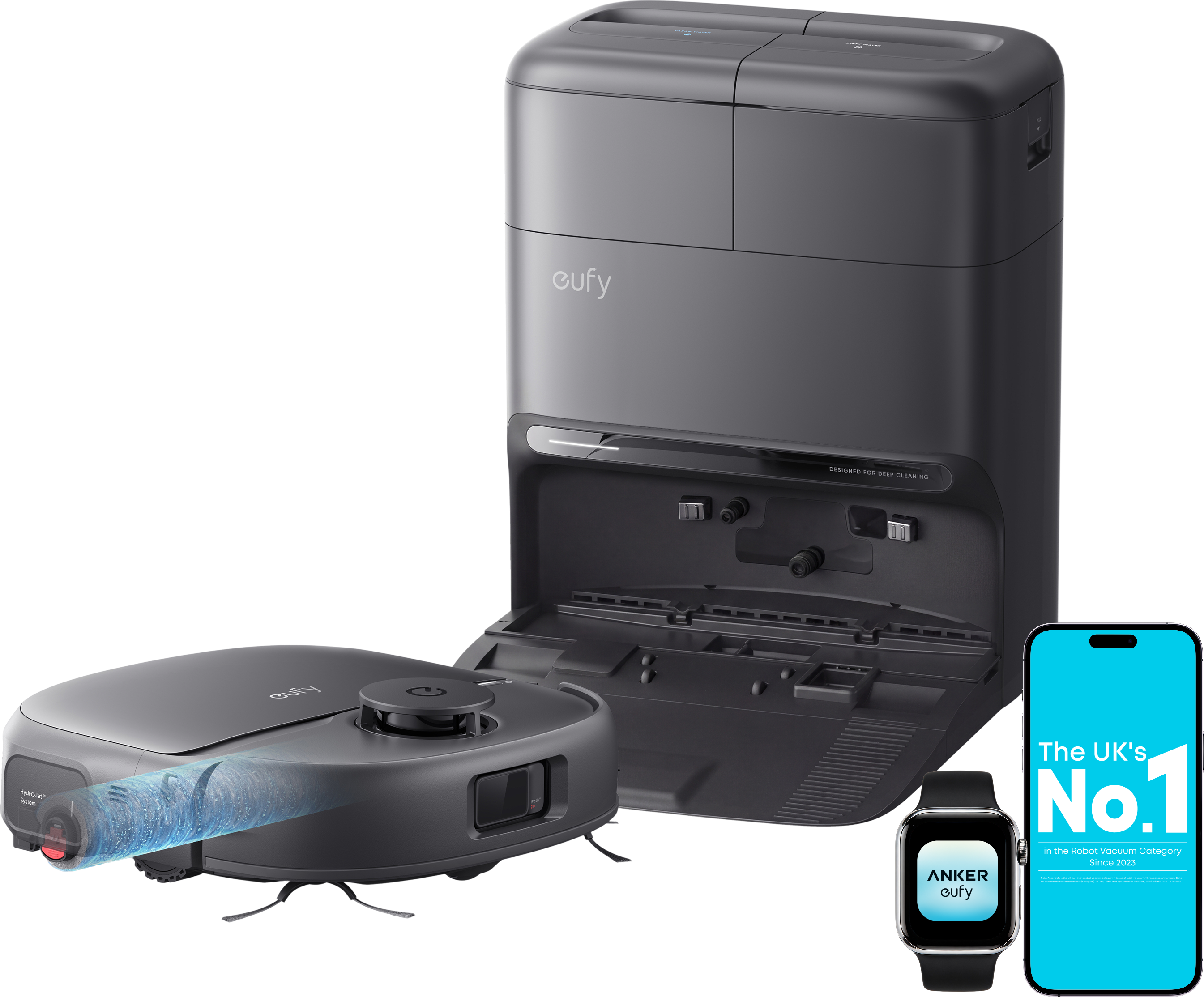 eufy Omni C28 Robot Vacuum & Mop with All-in-One Station
