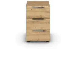 Nachtkommode Flipp Holzoptik Braun Eiche